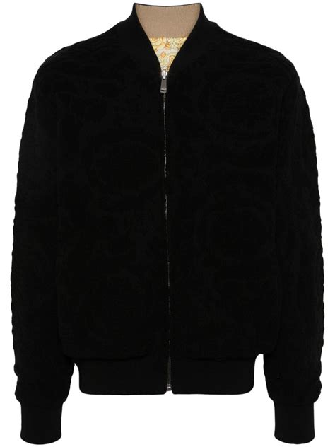 versace baroque reversible bomber|Versace baroque.